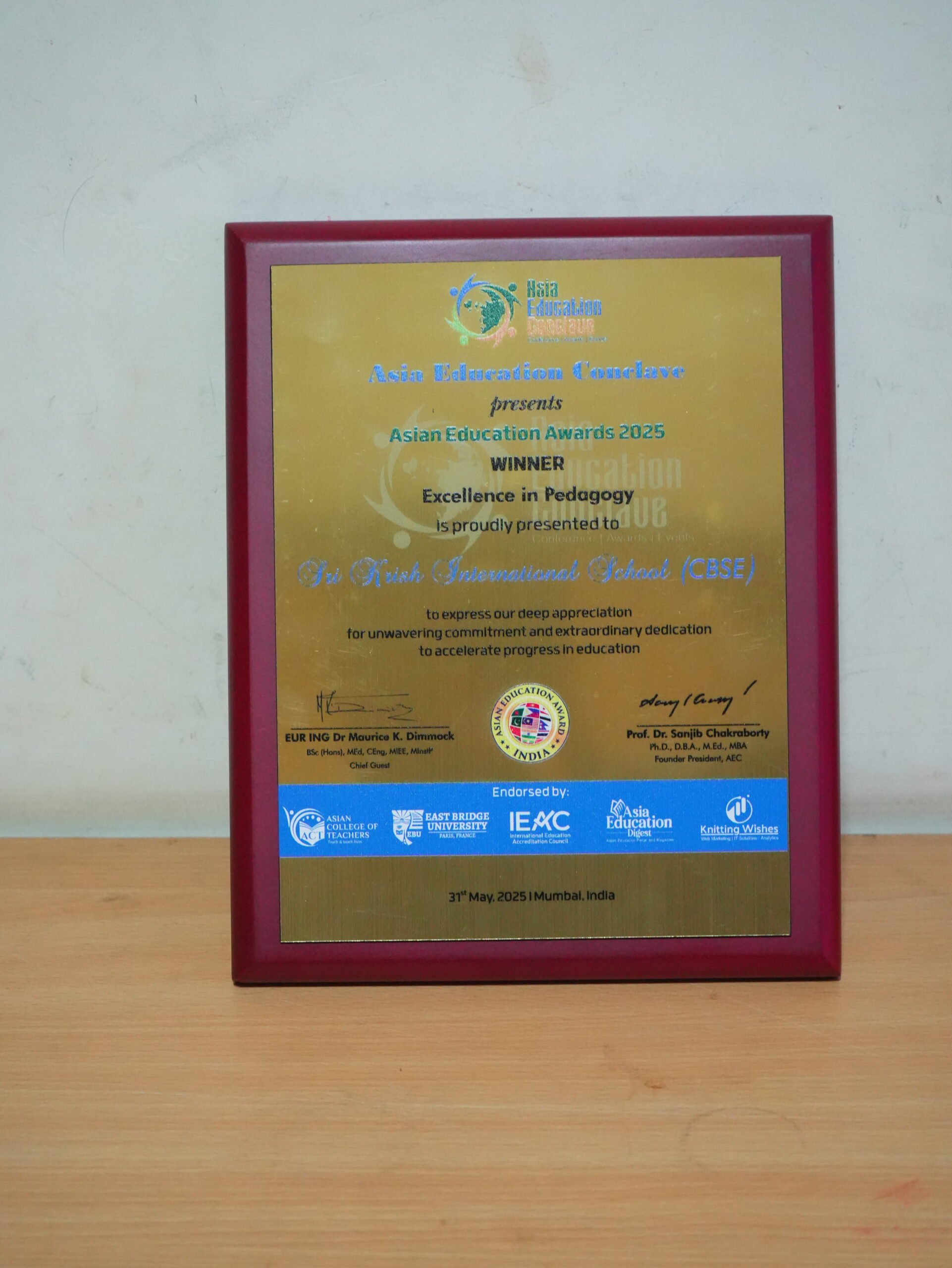 Asian Education Award 2025