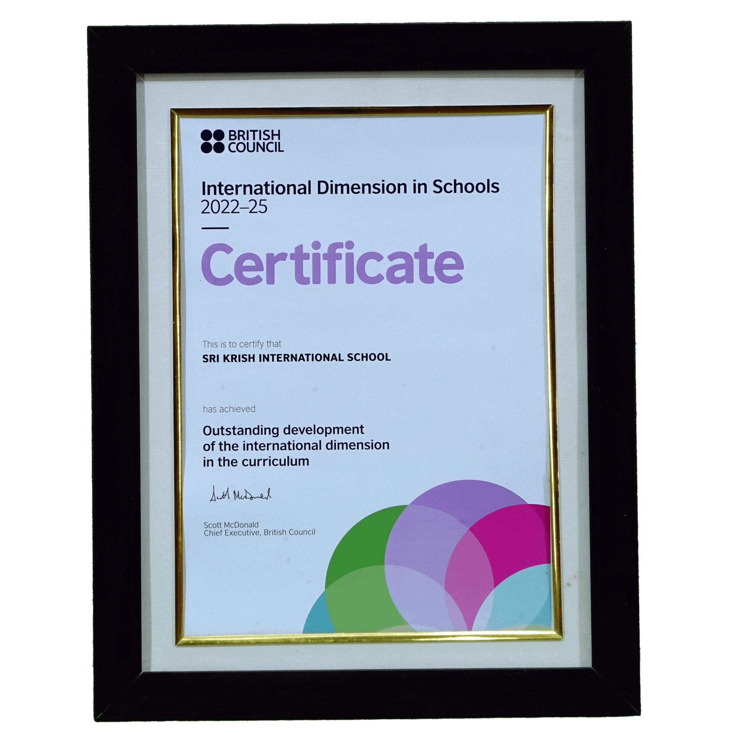 British Council-International Dimension in School 2022-2025