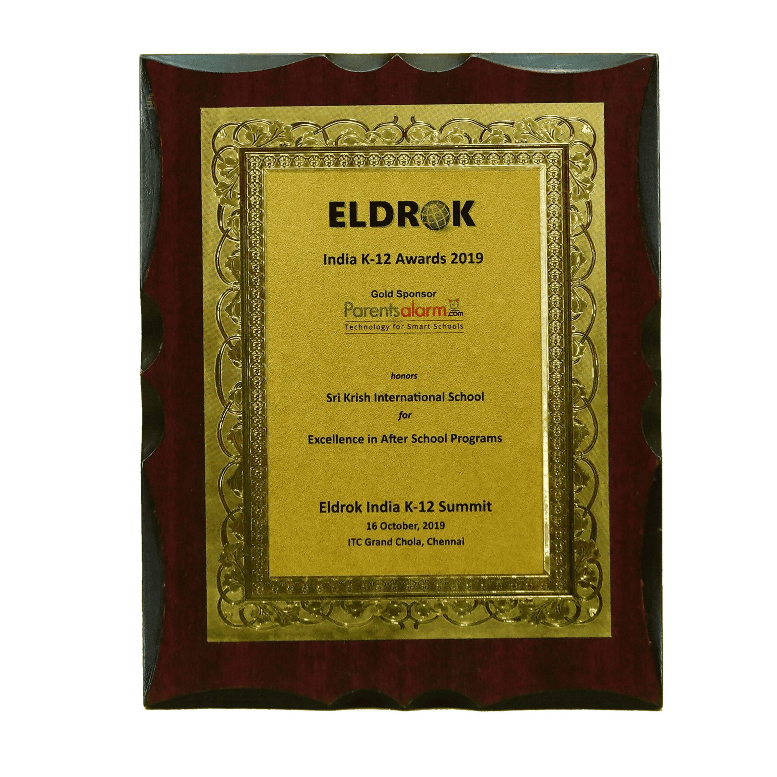 Eldrok India K-12 Awards 2019