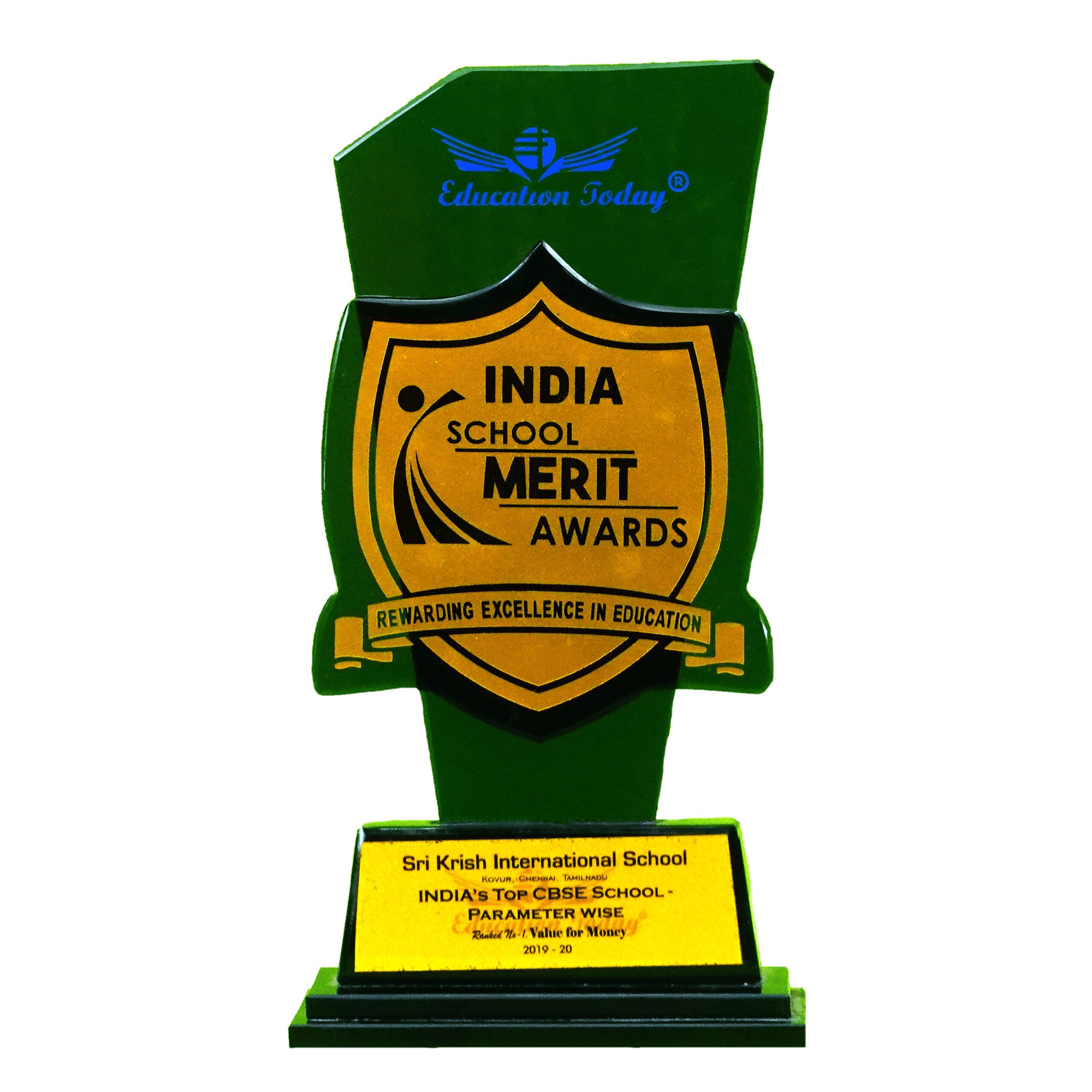 India School Merit Awards 2019-20