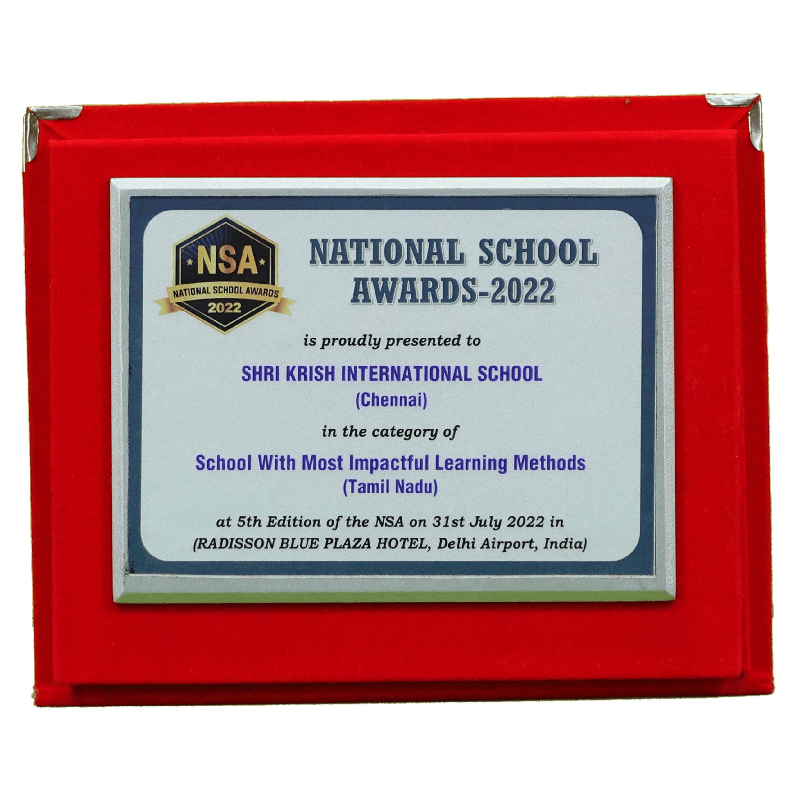 National School Award 2022
