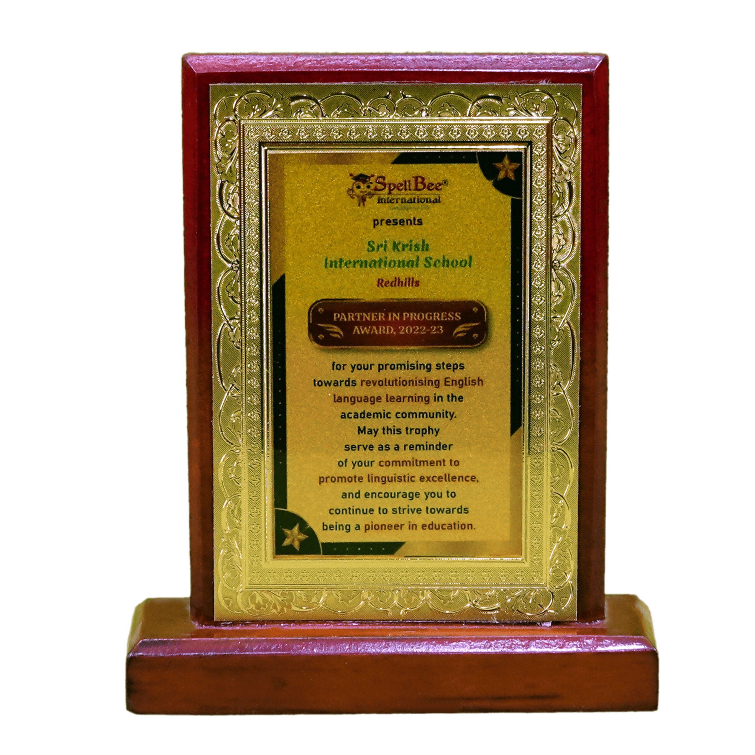 Partner in Progress Award 2022-23