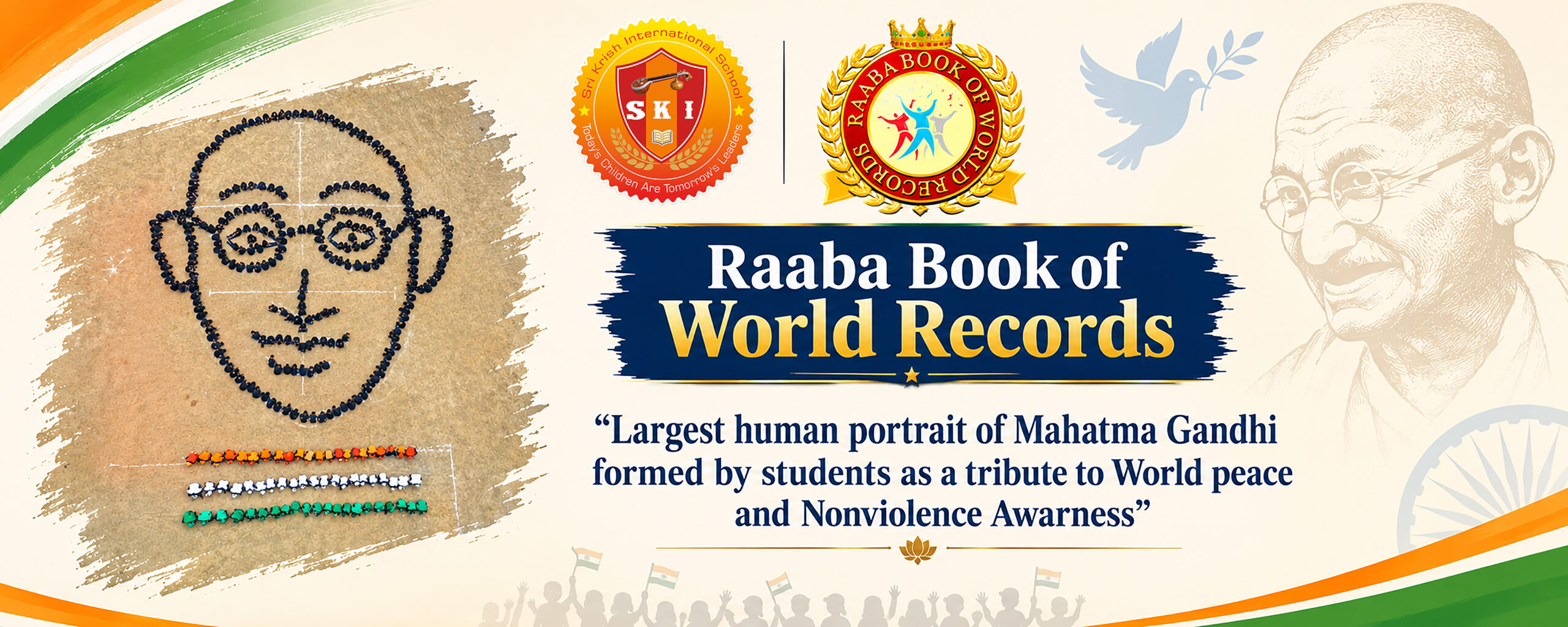 Gandhi Human Portrait Record Celebration.jpg